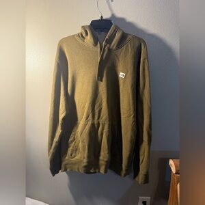 The North Face Men's Olive hooded sweatshirt